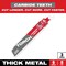 Milwaukee Tool 6 in x 8 TPI Reciprocating Saw Blade, 3 PK 48-00-5301 - alternate 3