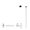 Westbrass Supply Kit, 1/2" IPS x 3/8" OD x 12" Corrugated in powder coating White D103K12X-50 - alternate 1