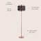 Jonathan Y Tribeca 60.5" Metal LED Floor Lamp, Copper/Black JYL6107A - alternate 5