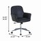 Leisuremod Vanguard Faux Leather Swivel Office Chair, Chrome Base, Tilt VO26BL - alternate 5
