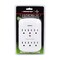 Monster Just Power It Up 0 ft. L 6 outlets Wall Tap Surge Protector White 1200 J 1606 - alternate 3