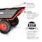 Cardinal Heavy Duty Electric Utility Cart 40V Battery-Powered Wheelbarrow 660-lb. Bucket Capacity CKART300e - alternate 6