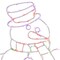 Celebrations LED Multi Snowman Silhouette 17 in. Hanging Decor 17SMA - alternate 3