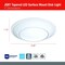 Lithonia Lighting Lithonia Lighting JSBT Tapered Surface Mount Disk Light, 3000K, 750 Lumens, White JSBT-4IN-30K-90CRI-WL-MW-M6 - alternate 8