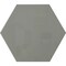 Ghent Hex LINK Powder-Coated Steel Whiteboard, Magnetic, 18'' x 21, Gray HEXS1821GY - alternate 1