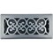 Sierra Grates 4 in. H X 10 in. W Powder Coat Steel, Granite Grey Floor Register VIC410-GRY - alternate 1