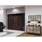 Vdomdoors Front Exterior Prehung Aluminum Double Doors Ronex1277 Brown 2 Sidelights Mirrored Clear Glass RONEX1277DEXD-BRW-W12+72+12xH80-RH-O - alternate 2