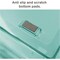 Acrimet Facility 3 Tier Letter Tray Side Load Letter Size Desktop File Organizer Plastic Clear Green 255.5 - alternate 4