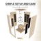 Steamspa 1-Person Carbon FAR Infrared Hemlock Wooden Indoor Sauna Room with LED Touch Control Panel SC-SS0013-GS - alternate 8