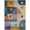 Homeroots 10' X 14' Green Purple And Blue Geometric Washable Indoor Outdoor Area Rug 604413 - alternate 5