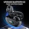Alpha Digital Bluetooth 5.3 Clip-On Earbuds- Comfortable, 18Hr Playtime - Black Q80-BK - alternate 3