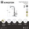 Kingston Brass Single-Handle Pull-Out Bar Faucet, Antique Brass LS241NYLAB - alternate 2