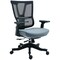 We'Re It Moov Series Flex Mesh Back, Multifunction Task Chair with Adjustable Arms, Grey Seat, Black Frame EM5325-GRY - alternate 1