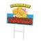 Signmission Handmade Tamales Die Cut Yard & Stake plastic coroplast window, C-DC-1824-Handmade Tamales19 C-DC-1824-DS-Handmade Tamales19 - alternate 1