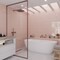 Apollo Tile Arte 1.97 in. x 7.87 in. Glossy Pink Ceramic Subway Wall and Floor Tile 6.46 sq. ft./case 60-pack RID88PNKGLA - alternate 5