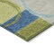 Homeroots 8' X 10' Denim Blue And Lime Green Geometric Washable Indoor Outdoor Area Rug 612578 - alternate 5