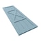 Ekena Millwork True Fit PVC Center X-Board Farmhouse Fixed Mount Shutters, Peaceful Blue , 12W x 46H, PR TFP107FH12X046SB - alternate 5