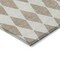 Homeroots 3' X 5' Taupe And Ivory Geometric Washable Indoor Outdoor Area Rug 577121 - alternate 6