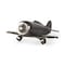 Homeroots Gray Metal Fighter Plane Sculpture 392440 - alternate 1