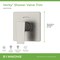 Symmons Verity Single Handle Shower Valve Trim Kit (Valve Not Included) 4990STNTRM - alternate 2
