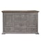 Homeroots 69" Gray Solid Wood Six Drawer Triple Dresser 524547 - alternate 1
