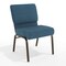 Flash Furniture Blue Fabric Church Chair, PK4 4-FD-CH0221-4-GV-BLUE-GG - alternate 1
