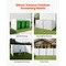 Vevor 4 Panels Vinyl Privacy Screen with Galvanized Metal Stakes 50x50 in White TJ-SKU3 - alternate 4