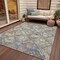 Homeroots 5' X 8' Gray And Brown Geometric Washable Indoor Outdoor Area Rug 609143 - alternate 5