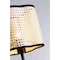 Vidalite Gal Tripod Table Lamp with Rattan Shade, Stitched Velvet Detailing, Bohemian Style CE1008604 - alternate 4
