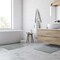 Lavish Home Bathroom Rugs 2-Piece Cotton Bath Mat Set Reversible Rugs for Shower, Tub, Toilet, or Vanity HT-BATH3-CH - alternate 6