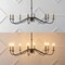 Jonathan Y Wicklow 40" 8-Light Bohemian Farmhouse Iron LED Chandelier, Brass Gold/Black JYL7914B - alternate 5