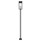 Z-Lite Nova 4 Light Outdoor Post Mounted Fixture, Black/Clear, 10.5 In W x 120.75 In H 5018PHBS-536P-BK - alternate 3