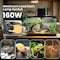 Simple Deluxe Dual Dome Reptile Light Fixture with Separate Switches, Fits Max 160W Reptile Heat Lamp/UVB Light,  PTDMLTDUAL160 - alternate 4