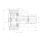 Smith Bearing Stud Type: Unsealed, Hex, Cylindrical MCRV-22-B - alternate 2
