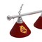 Holland Bar Stool Co Arizona State 3 Shade Billiard Light, Chrome Fixture, Sparky Logo BL3CHArizSt-S - alternate 5