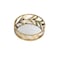 Homeroots 14in Gold Round Metal Geometric Vanity Tray 274456 - alternate 1