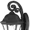 Homeroots Matte Black Tapered Hanging Lantern Wall Light 398533 - alternate 4