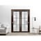 Sartodoors Sliding Closet Bypass Doors with Hardware Planum 2122 84x96 (2* 42x96) Solid Core Modern Interior PLANUM2122DBD-CA-84 x 96 (2* 42x96) - alternate 4