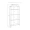 Crosley Aimee Etagere Bookcase CF6101-BZ - alternate 6