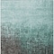 Homeroots 8' X 10' Teal Blue And Dark Gray Ombre Washable Indoor Outdoor Area Rug 602902 - alternate 5