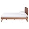 Baxton Studio Jiro Platform Bed with Panel Headboard, Full 269-11097-9407-ZORO - alternate 5