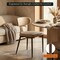 Leisuremod Dilenny Faux Leather Dining Chair - Modern Padded Side Chair with Steel Legs DC49TP - alternate 6