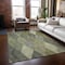 Homeroots 3' X 5' Olive Green Gray And Ivory Argyle Washable Indoor Outdoor Area Rug 613711 - alternate 3