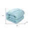 Homeroots Blue King Polyester 180 Thread Count Washable Down Comforter Set 528960 - alternate 5