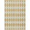 Homeroots 8' X 10' Gold And Light Brown Geometric Washable Indoor Outdoor Area Rug 577040 - alternate 5