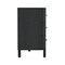 Manhattan Comfort Solara 68 in Solid Wood Dresser in Black (6-Drawer) DR1789-2 - alternate 5