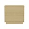 Manhattan Comfort Payton Nightstand in Natural Oak and Gold - Set of 2 2-NS009-GNO - alternate 7