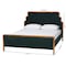 Baxton Studio Gerianne Velvet Platform Bed 267-14639-ZORO - alternate 7