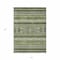 Homeroots 5' X 8' Olive Green And Artichoke Green Southwestern Washable Indoor Outdoor Area Rug 582837 - alternate 6
