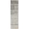 Homeroots 8' Runner Taupe Ombre Washable Non Skid Indoor Outdoor Runner Rug 563674 - alternate 6